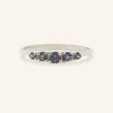Lovett Five Stone Alexandrite Anniversary Ring