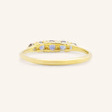 Lovett Five Stone Alexandrite Anniversary Ring