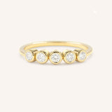 Brookman Bezel 5-Stone Diamond Ring