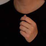 Interwoven Diamond Wedding Ring
