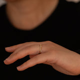 Interwoven Diamond Wedding Ring