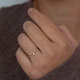 Samira Diamond Leaf Ring