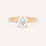 Hotaru Oval Diamond Engagement Ring