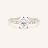 Hotaru Oval Diamond Engagement Ring