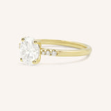 Hotaru Oval Diamond Engagement Ring