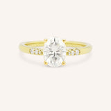 Hotaru Oval Diamond Engagement Ring