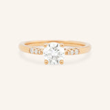 Hotaru Round Diamond Engagement Ring