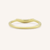 Beta One Standard Curved Diamond Wedding Band