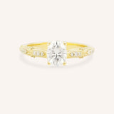 Esther Oval Diamond Engagement Ring