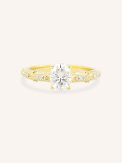 Esther Oval Diamond Engagement Ring