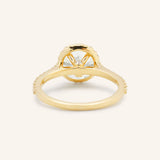 Tamiya Round Halo Diamond Engagement Ring
