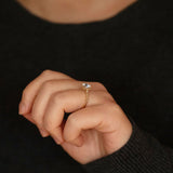 Claire Oval Diamond Halo Vintage-Style Engagement Ring