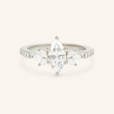 Melina Dee Marquise Diamond Engagement Ring