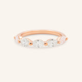 Maisi Oval Diamond Wedding Ring