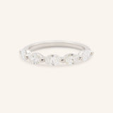 Maisi Oval Diamond Wedding Ring