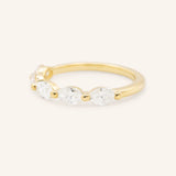 Maisi Oval Diamond Wedding Ring