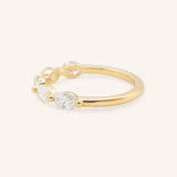 Maisi Oval Diamond Wedding Ring