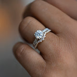 Whitney Curved Diamond Wedding Band
