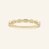 Oura Floral Diamond Wedding Band