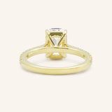 Nola Jean Emerald Cut Diamond Engagement Ring