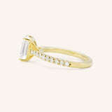 Nola Jean Emerald Cut Diamond Engagement Ring