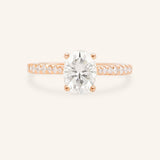 Nola Jean Oval Diamond Engagement Ring