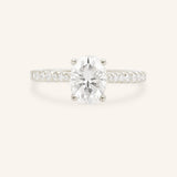 Nola Jean Oval Diamond Engagement Ring