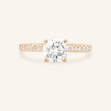 Nola Jean Round Diamond Engagement Ring