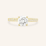 Nola Jean Round Diamond Engagement Ring