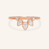 Cardillo Curved Diamond Wedding Band