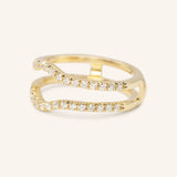 Andera Double Band Diamond Ring Guard