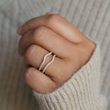Andera Double Band Diamond Ring Guard