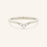Linden Curved Diamond Band