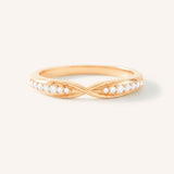 Sorrel Diamond Criss-Cross Contour Band