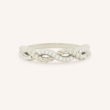 Lovelace Half Twist Diamond Ring