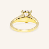 Quincy Oval Diamond Engagement Ring