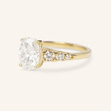 Quincy Oval Diamond Engagement Ring
