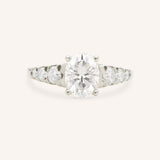 Quincy Oval Diamond Engagement Ring