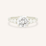 Quincy Round Diamond Engagement Ring