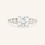 Quincy Round Diamond Engagement Ring