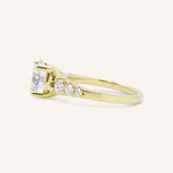 Quincy Round Diamond Engagement Ring