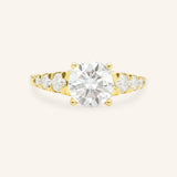 Quincy Round Diamond Engagement Ring