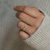 Wildwood Diamond Curved Ring