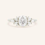 Janess Oval Cluster Engagement Ring