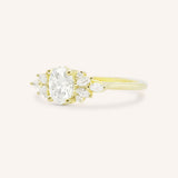 Janess Oval Cluster Engagement Ring