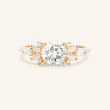 Janess Round Cluster Engagement Ring