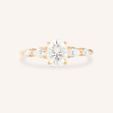 Bella Oval Diamond Engagement Ring