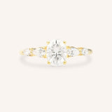 Bella Oval Diamond Engagement Ring