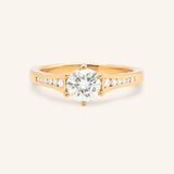 Lucille Round Diamond Engagement Ring