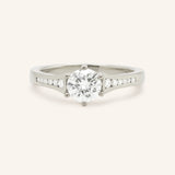 Lucille Round Diamond Engagement Ring